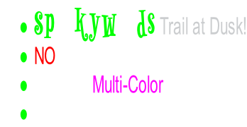 SpookyWoods Trail at Dusk!  NO Kids! / Adults Only!  Over 90 Multi-Color Solar Lights  Only 3 Cabins - No Crowds